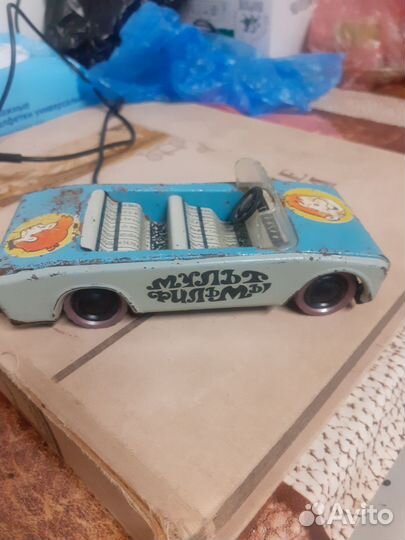 Детская машинка железная СССР