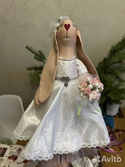 Куклы интерьерные, жених и невеста