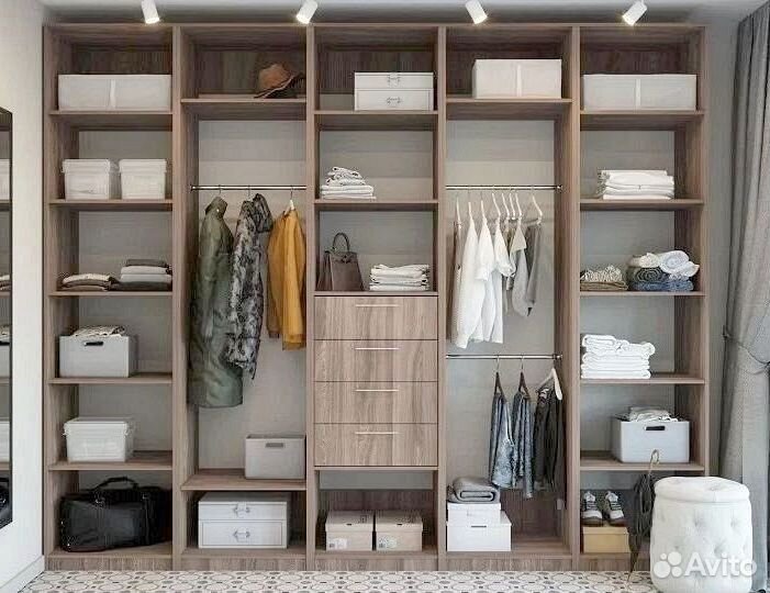 Гардеробная на заказ от производителя