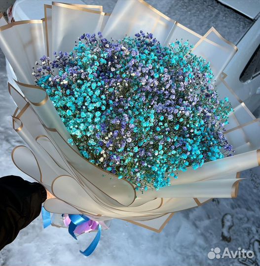 Букеты цветы из гипсофилы