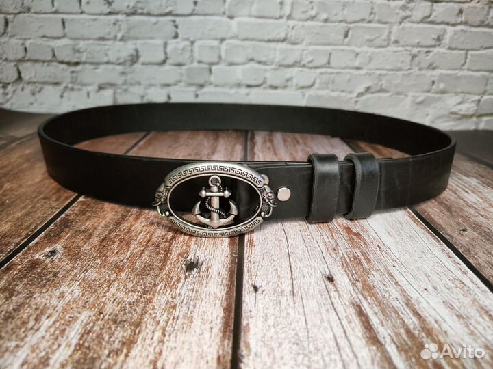 Мужской кожаный ремень, ремень для моряка