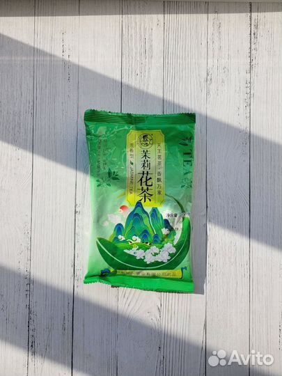 Китайский зеленый чай с жасмином крупнолистовой
