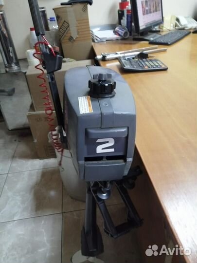 Лодочный мотор Yamaha 2, комплект с лодкой