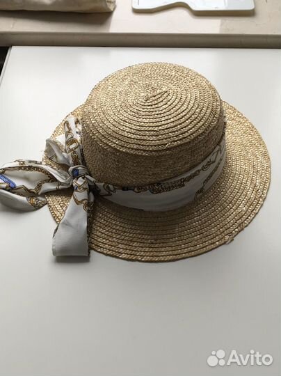 Шляпа летняя женская соломенная