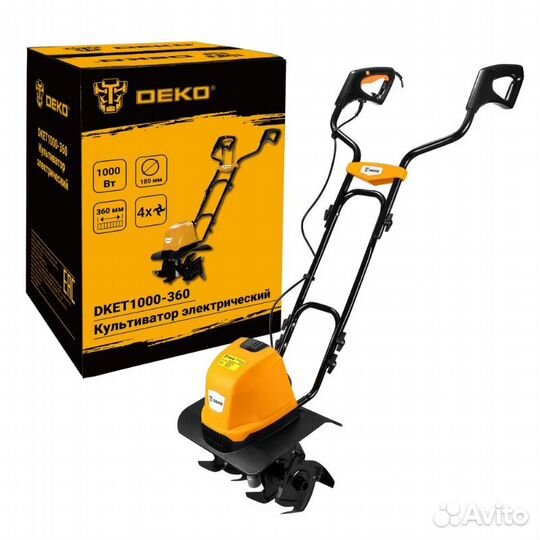 Культиватор электрический Deko dket1000-360 (мощно