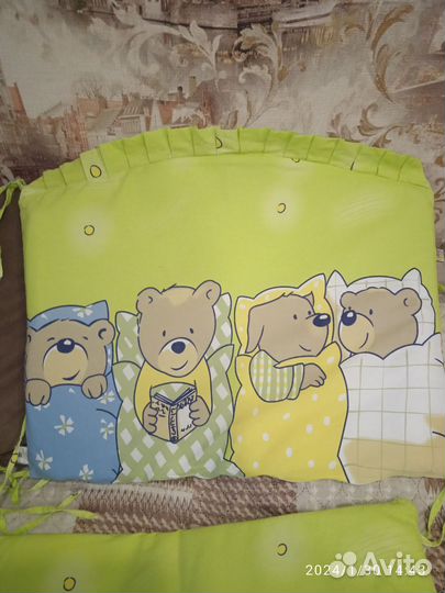 Бортики в детскую кроватку