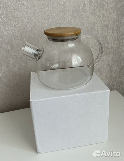 Чайник заварочный стеклянный 900мл