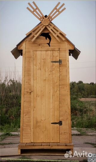 Дачный туалет с установкой