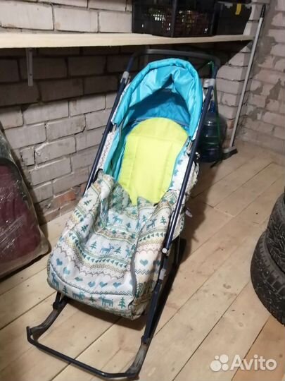 Санки коляска ника
