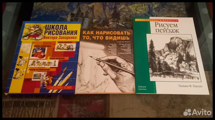 Книги: кулинария, вязание, рисование, стрижка
