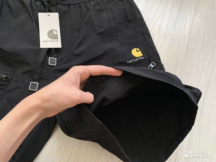 Шорты карго carhartt черные