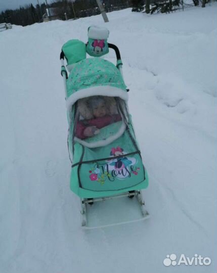 Санки коляска ника