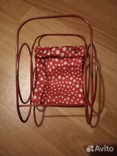 Качалка кресло кроватка для кукол СССР редкая