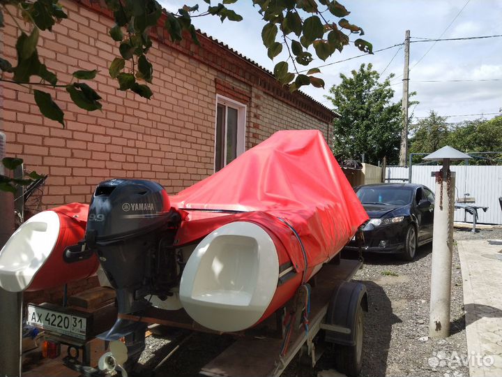 Лодка Риб(RIb) Аэро орлан Yamaha 20(9.9) Гидроподъ