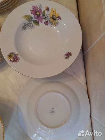 Тарелки из столовых сервизов Чехословакия,ГДР,ссср