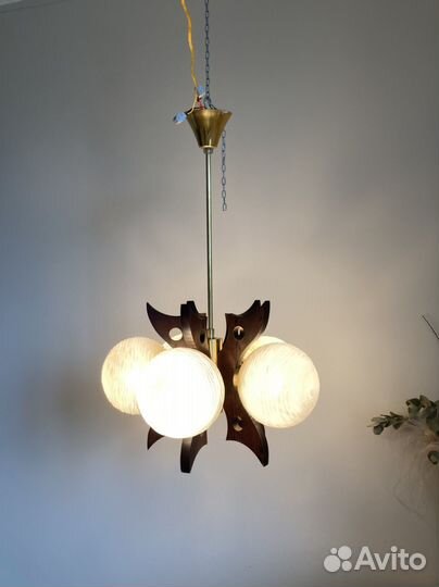 Винтажная люстра Венгрия, szarvasi VAS-fémipari SZ