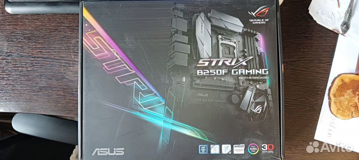 Материнская плата Asus Strix b250F gaming комплект