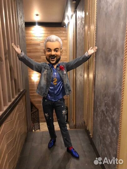 Ростовые куклы, шуточный стриптиз, поздравление