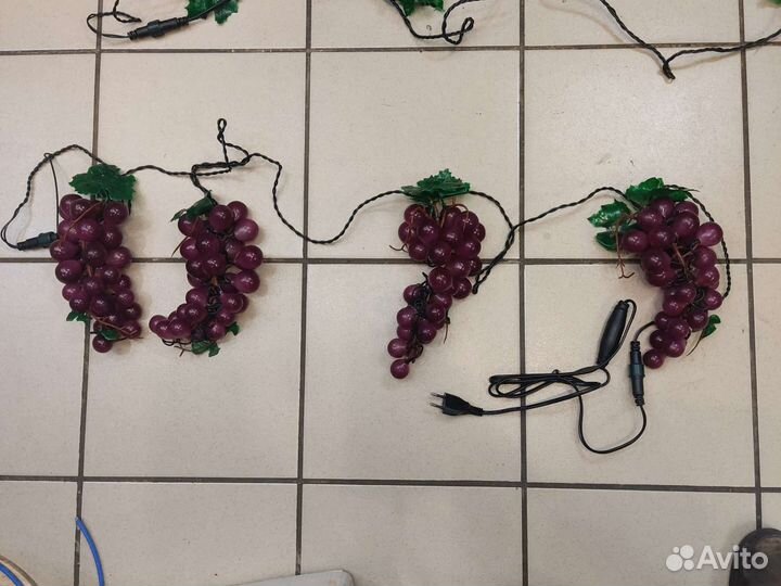 Декоративная гирлянда виноград