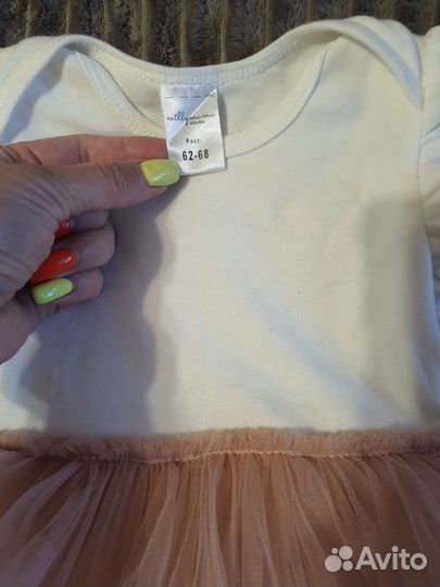 Платье боди для девочки