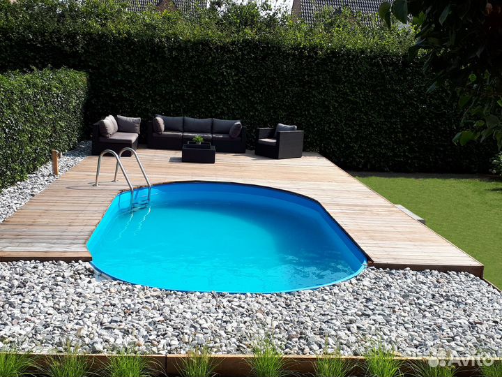 Каркасный бассейн Лагуна 7 х 3.5 х 1.25 м