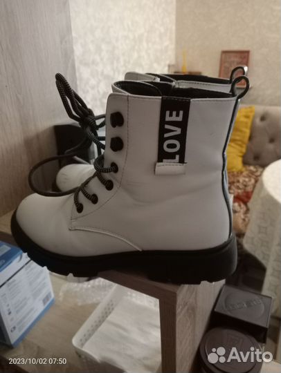 Ботинки осенние для девочки 33 размер