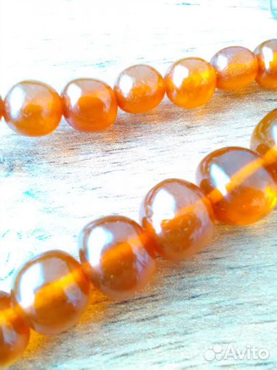 Бусы из янтаря. Винтаж