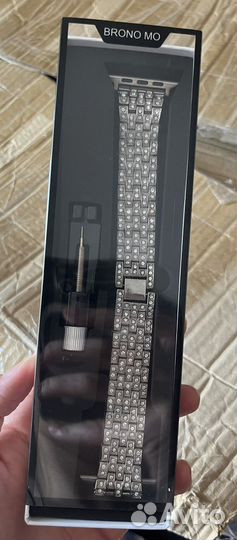 Ремешок для Apple Watch серебристый