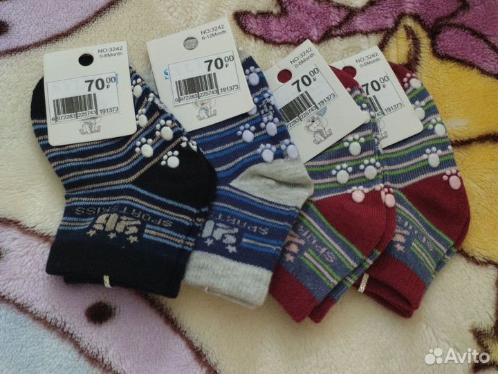 Носочки от 0 до 12 месяцев