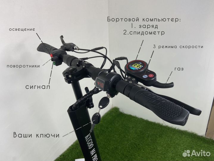 Электросамокат Kugoo KIrin M4 PRO (Магазин)