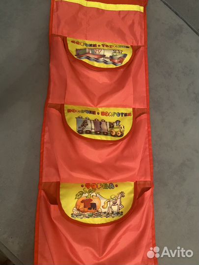 Кармашки в детский сад (дверца в раздевалке)