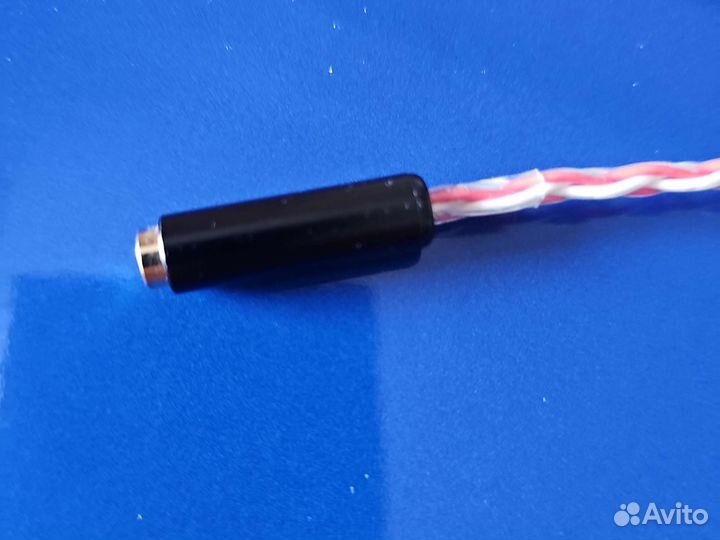 Кабель переходник 2.5 мм Balance на 3.5 серебро