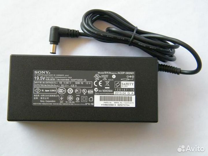 Адаптер для телевизор Sony KDL-24W605A 19.5V 4.35A