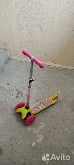 Самокат детский трехколесный бу