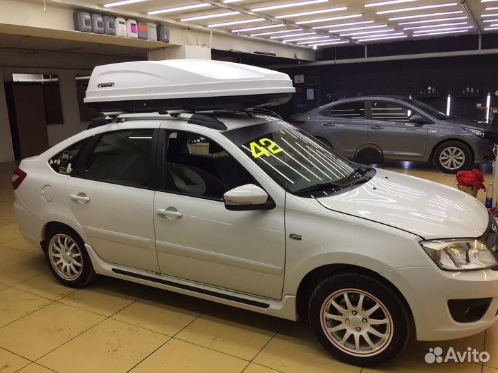 Автобокс Active M на крышу LADA Granta лифтбек