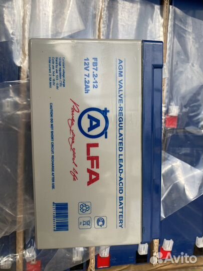 Аккумулятор alfa battery FB 7,2-12