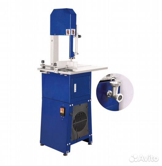 Пила ленточная для мяса с мясорубкой GJ-250M