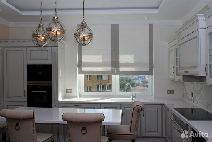 Римские шторы на кухню в Калуге