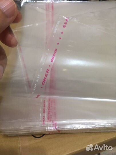 Внешние пакеты для пластинки с клапаном на липучке