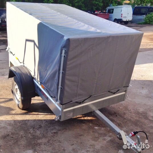 Легковой прицеп 2м на 1.1м. На рессоре