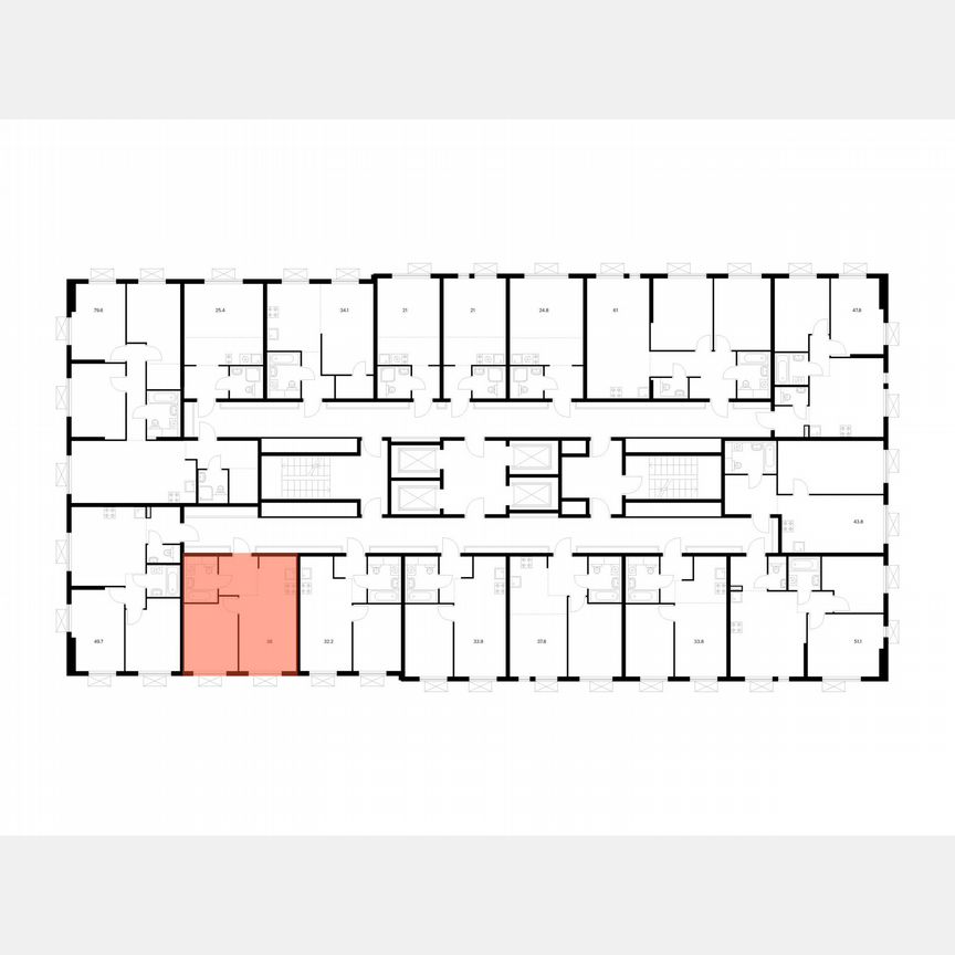 1-к. квартира, 36 м², 13/24 эт.