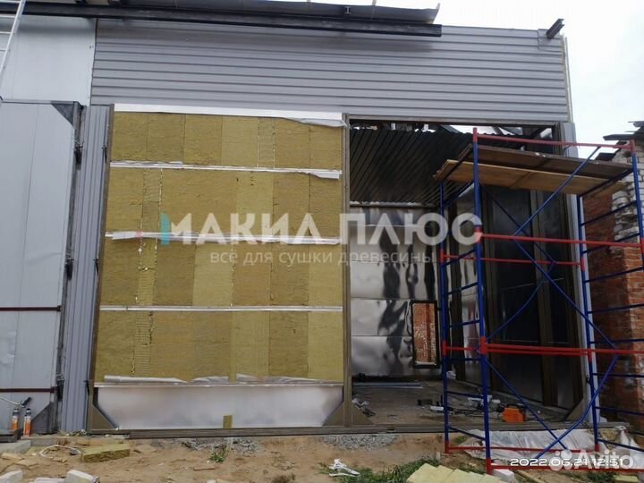 Сушильная камера для древесины 25 м3 с увн-250