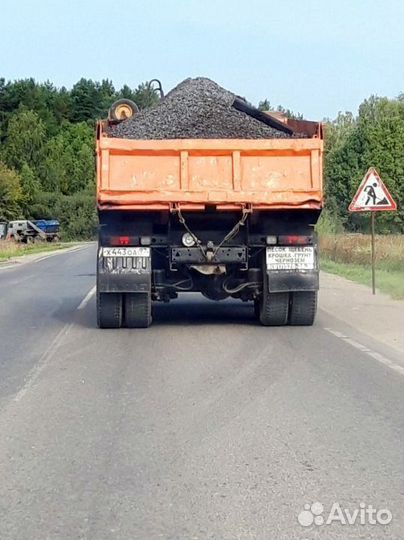 Щебень, песок