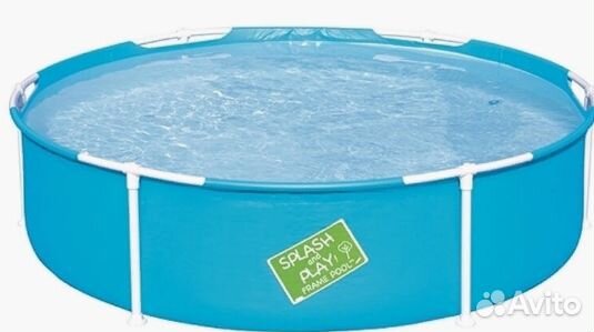 Каркасный круглый бассейн Бествей 152х38см