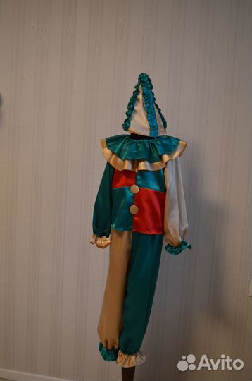 Костюм петрушка,скоморох, клоун 4-5-6-7 лет