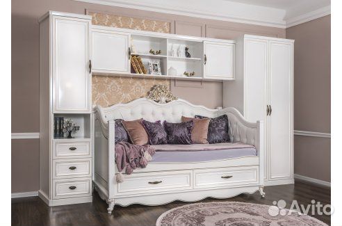 Диван-кровать детская Натали белая