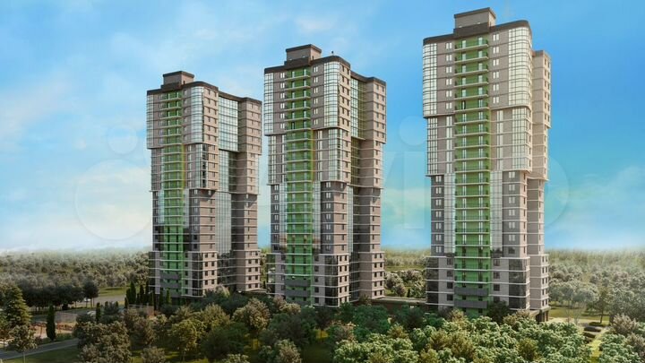 Квартира-студия, 23,3 м², 19/24 эт.