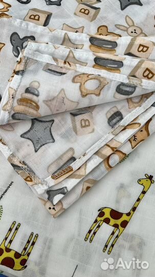 Пошив пеленок для новорожденных