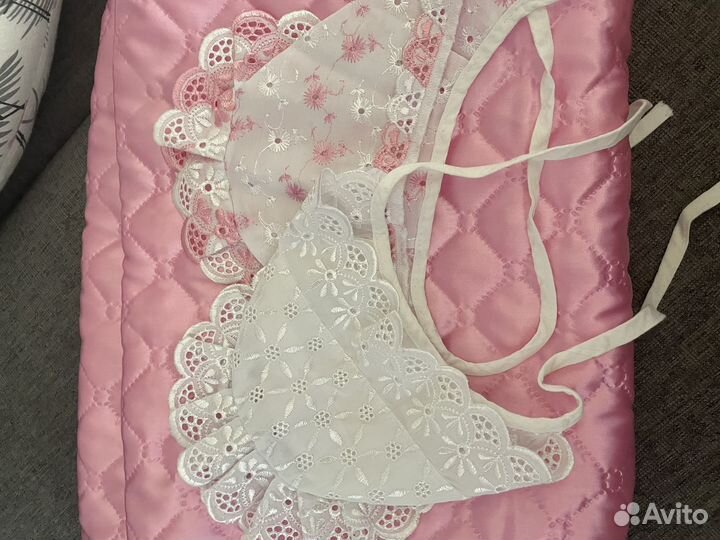 Конверт на выписку для девочки лето новый