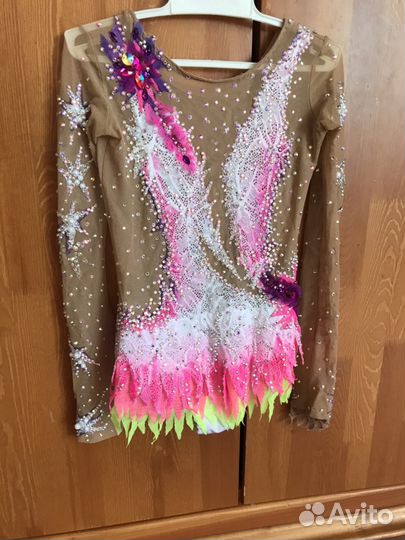 Купальник для художественной гимнастики рост 122-1